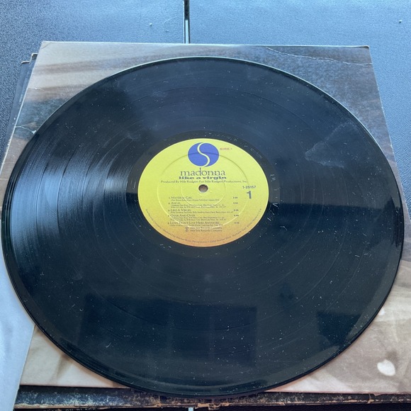 Madonna Like A Virgin Vinyl Record Album 1984 Sire Records - Picture 6 of 6